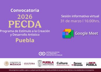 PECDA 2026 abre orientación virtual en Puebla