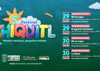 Cinemateca proyecta cine infantil gratuito en Puebla